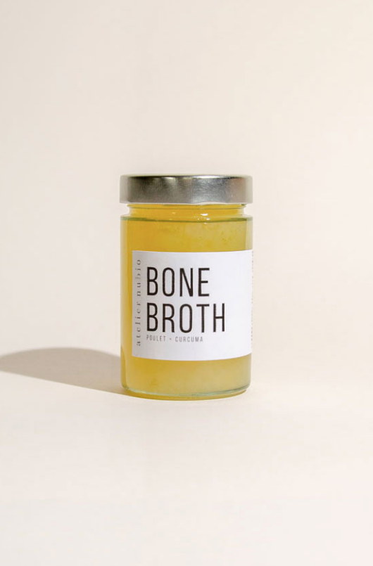 Bouillon d'os Atelier Nubio Bone Broth maman post-partum